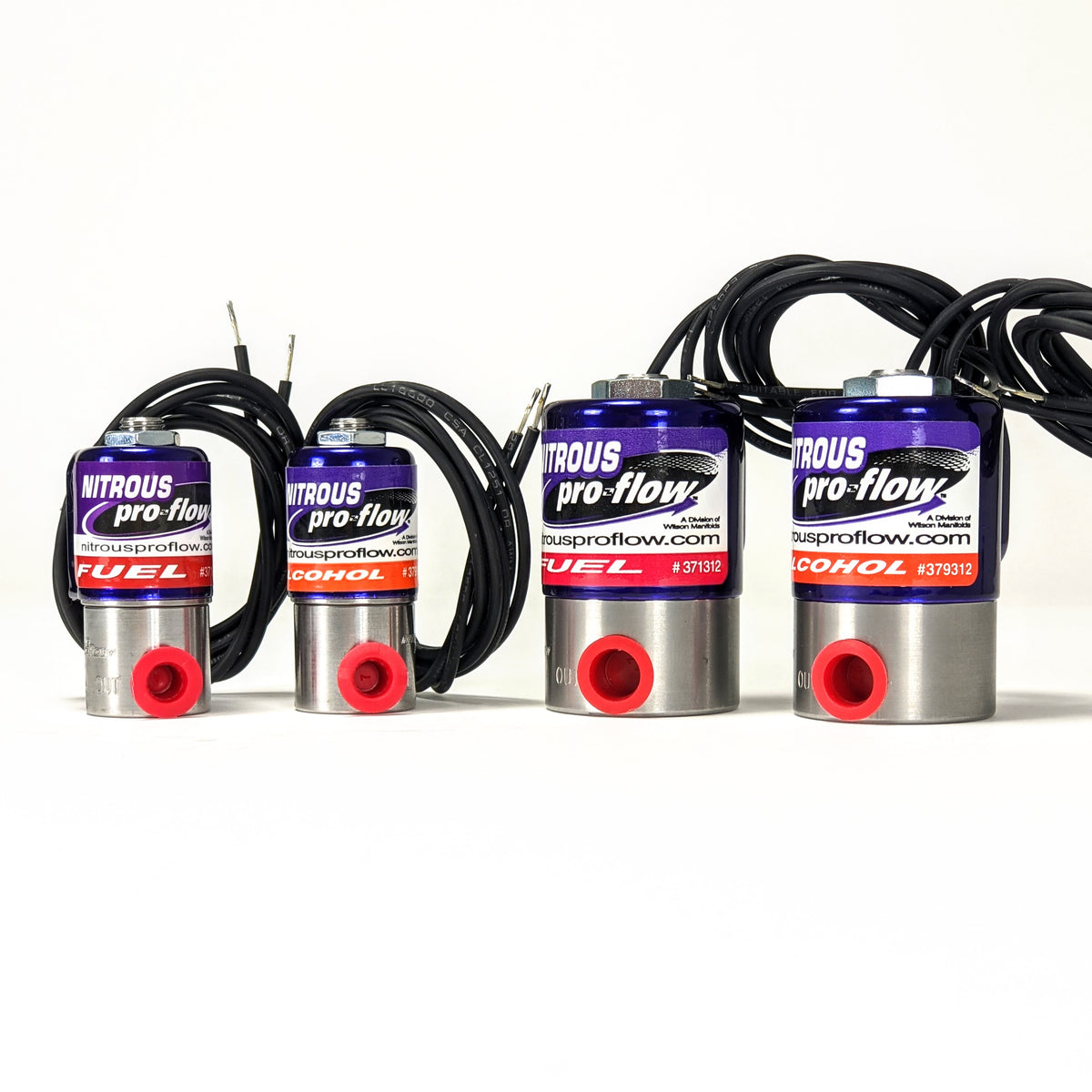 Fuel + Alcohol Solenoids Nitrous ProFlow Wilson Manifolds