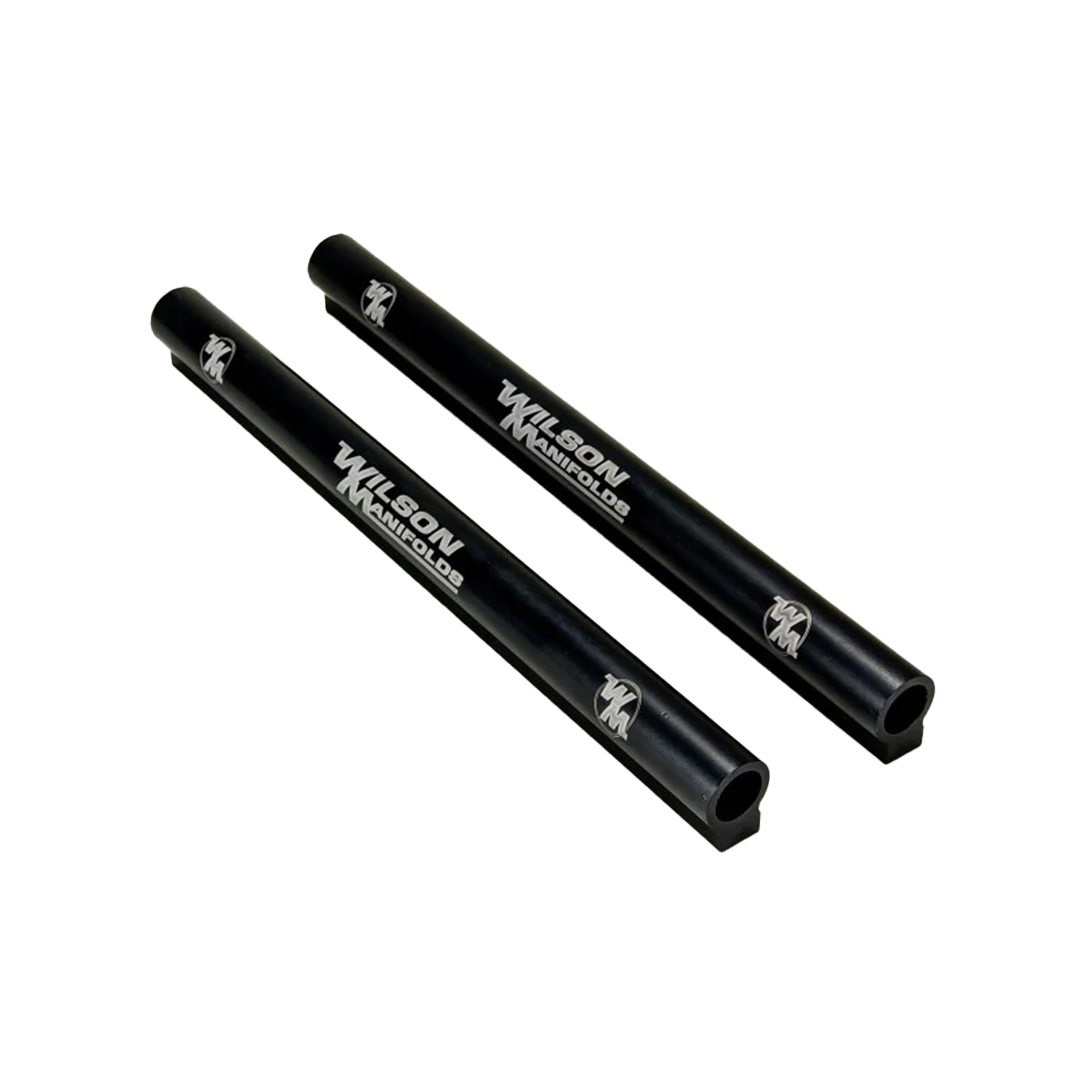 Wilson Manifolds #12 Fuel Rail 18” Pair Anodized and Lasered