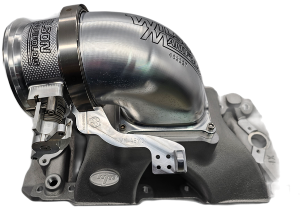 Wilson Manifolds Throttle Body Cable Bracket - Ford Style