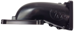 4500 Low Profile Billet Elbow w/ Divider 95-105mm BLACK