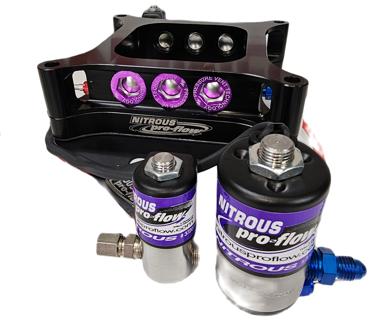 4150 BILLET Single Stage Plate System With Burst Panel Spacer Wilson