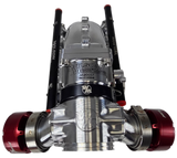 105MM BLOW OFF 2.5" and High Boost TB Kit with all clamps included - Silver