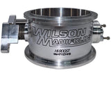 HI-BOOST 123mm Billet V-Band Throttle Body - Silver