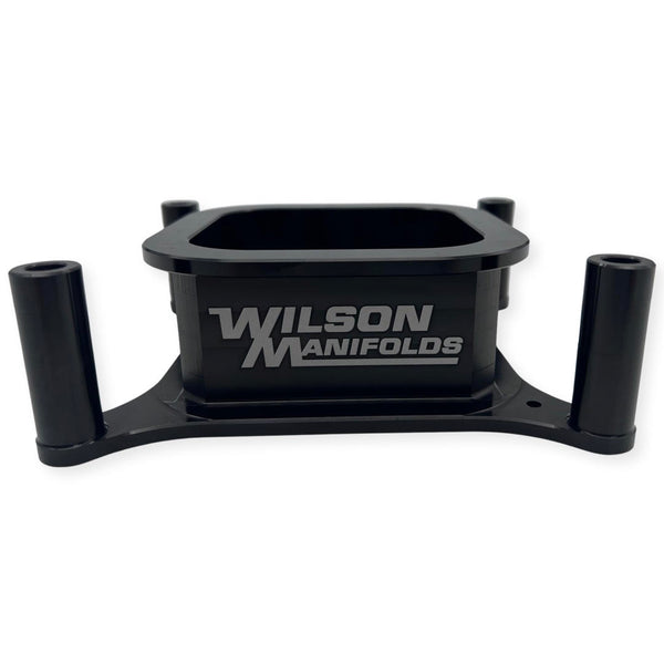 Holley 2" Carburetor Spacer - Aluminum Open Center Square Bore Intake Manifold Spacer
