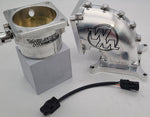 90mm Throttle Body + 4150 Front / Rear Billet Elbow Combo