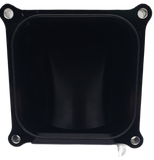 123mm 4500 Billet Elbow Black Anodized with One Burst Panel Right