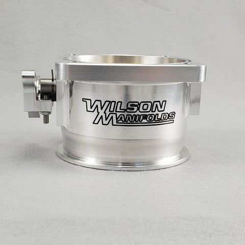 Wilson Manifolds 123mm V-Band Throttle Body + 123mm Billet Elbow Combo