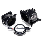 105mm Hi-Boost Throttle Body + 4150 FRONT/REAR Billet Elbow Combo D-BAND (Black)